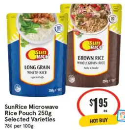 IGA SunRice Microwave Rice Pouch offer