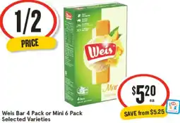 IGA Weis Bar or Mini offer
