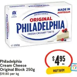 IGA Philadelphia Cream Cheese Original Block offer