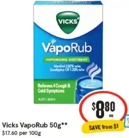 IGA Vicks VapoRub offer