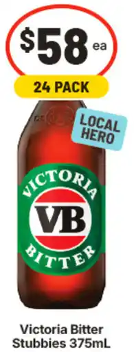 IGA Victoria Bitter Stubbies offer