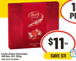 IGA Lindt Lindor Chocolate Gift Box offer
