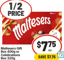 IGA Maltesers Gift Box or Celebrations Box offer
