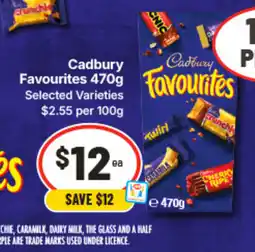 IGA Cadbury Favourites offer