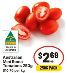 IGA Australian Mini Roma Tomatoes offer