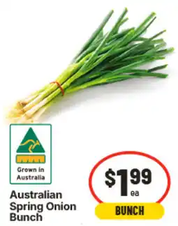 IGA Australian Spring Onion Bunch offer