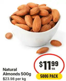 IGA Natural Almonds offer