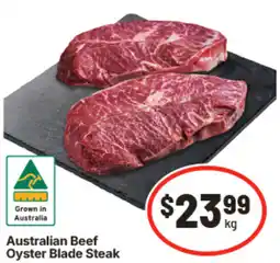 IGA Australian Beef Oyster Blade Steak offer