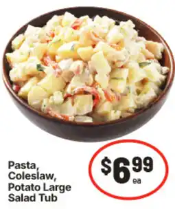IGA Pasta Coleslaw Potato Large Salad Tub offer
