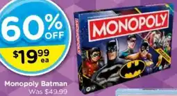 Toyworld Monopoly Batman offer