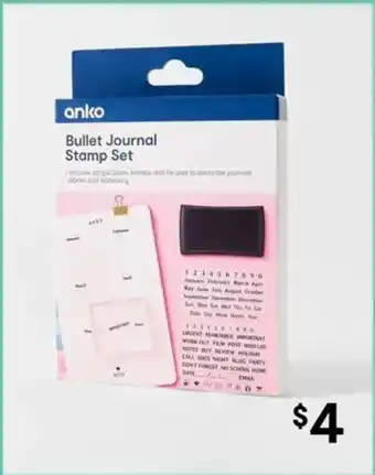 Bullet Journal Stamp Set