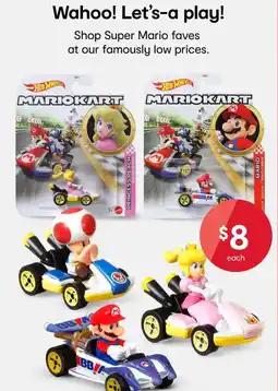 Kmart Hot Wheels Mario Kart offer