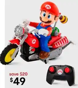 Kmart Hot Wheels RC Mario Wheelie Motocross RC Toy offer
