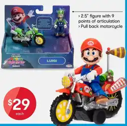 Kmart Nintendo x Illumination The Super Mario Galaxy Movie Figure with Vehicle offer