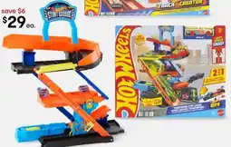 Kmart Hot Wheels City Transforming Stunt Garage Playset offer