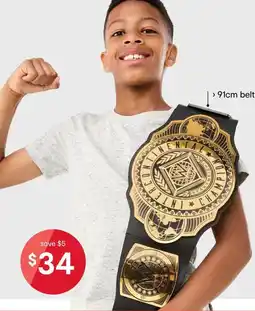 Kmart WWE Championship Title Belt offer