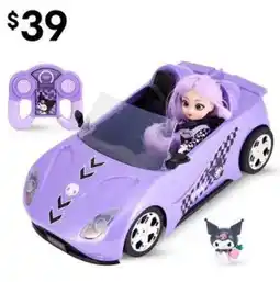 Kmart Hello Kitty and Friends RC Convertible Car - Kuromi offer