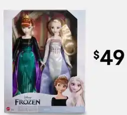 Kmart Disney Frozen Queen Anna and Elsa the Snow Queen Dolls offer