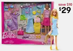 Kmart Barbie Mix-and-Match Fashion Clothes and Doll offer
