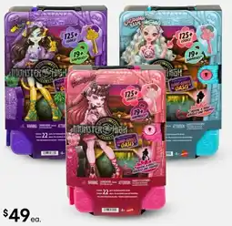Kmart Monster High Skulltimate Secrets Gore-geous Oasis Jinafare Playset offer