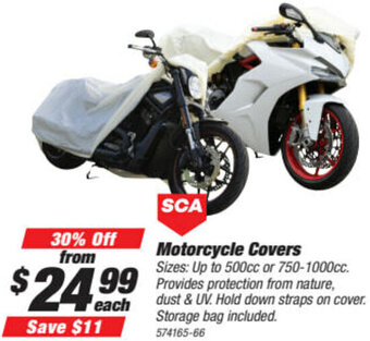 SuperCheap Auto Motorcycle Covers offer