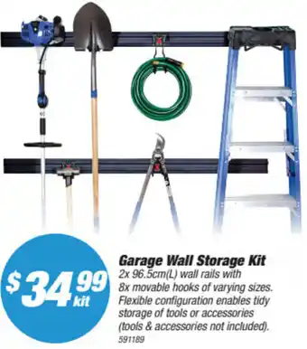 SuperCheap Auto Garage Wall Storage Kit offer