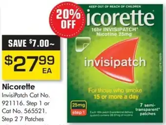Pharmacy Direct Nicorette InvisiPatch offer