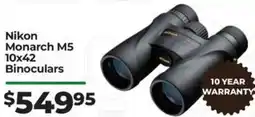Teds Cameras Nikon Monarch M5 10x42 Binoculars offer