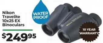 Teds Cameras Nikon Travelite 10x25 EX Binoculars offer