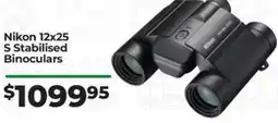 Teds Cameras Nikon 12x25 S Stabilised Binoculars offer