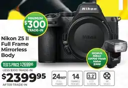 Teds Cameras Nikon Z5 II Full Frame Mirrorless Body offer