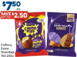 Foodland Cadbury Easter Share Bags offer
