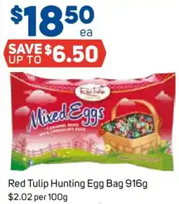 Foodland Red Tulip Hunting Egg Bag offer