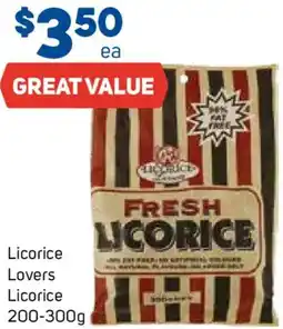 Foodland Licorice Lovers Licorice offer