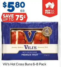 Foodland Vili's Hot Cross Buns offer