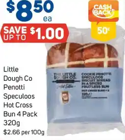 Foodland Little Dough Co Penotti Speculoos Hot Cross Bun offer