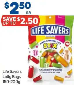 Foodland Life Savers Lolly Bags offer