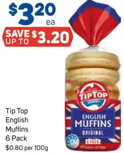 Foodland Tip Top English Muffins offer