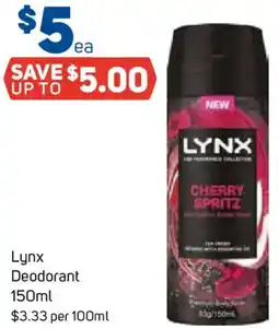 Foodland Lynx Deodorant offer