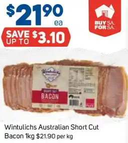 Foodland Wintulichs Australian Short Cut Bacon offer
