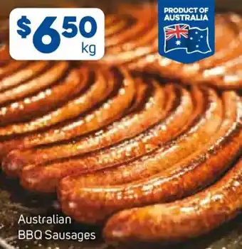 Foodland Australian BBQ Sausages offer