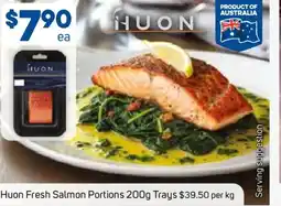 Foodland Huon Fresh Salmon Portions offer