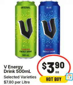IGA V Energy Drink offer