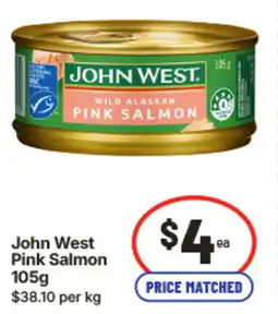 IGA John West Pink Salmon offer