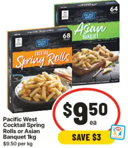 IGA Pacific West Cocktail Spring Rolls or Asian Banquet offer