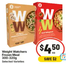 IGA Weight Watchers Frozen Meal offer
