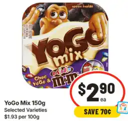 IGA YoGo Mix offer