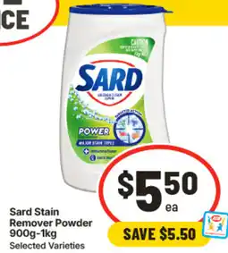 IGA Sard Stain Remover Powder offer