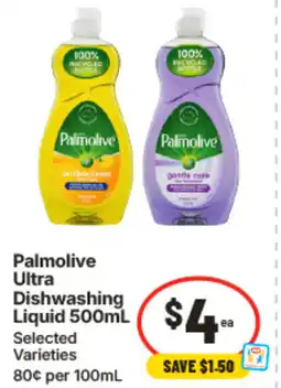 IGA Palmolive Ultra Dishwashing Liquid offer
