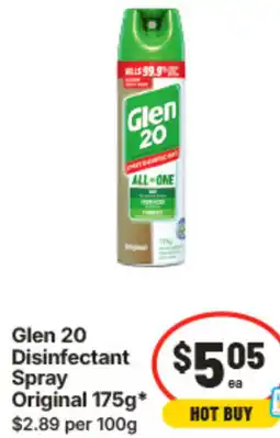 IGA Glen 20 Disinfectant Spray Original offer